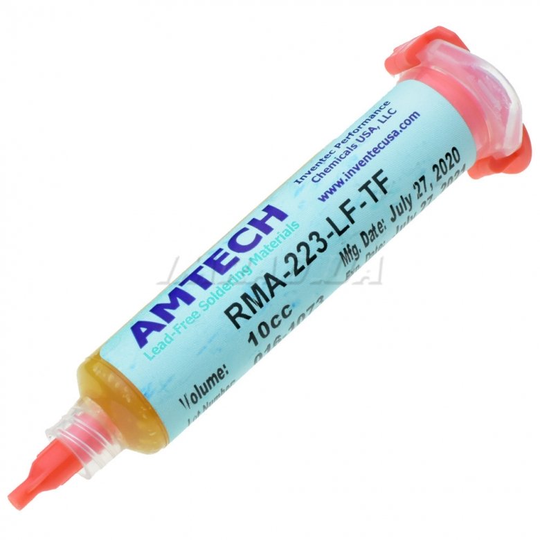 ᐉ RMA-223-LF-TPF 35G, Флюс-гель, шприц производитель AMTECH купить в ...