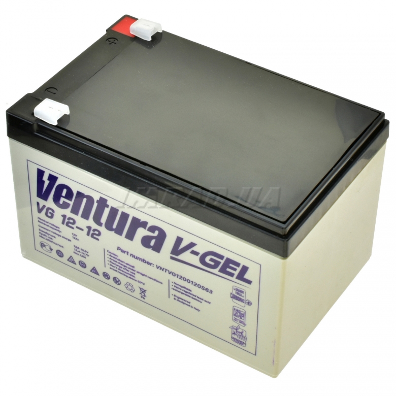 ᐉ Акумулятори Ventura ACC 12V 12Ah VG 1212 купити в Києві • IMRAD