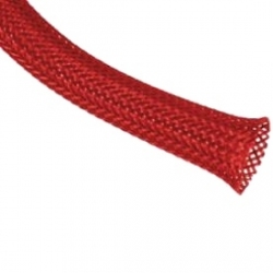 Оплетка кабельная FR-006 (3-9мм) красная