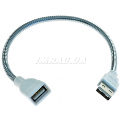 Гибкий USB кабель питания в металлической оплетке
