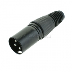 Штекер XLR-12 (Canon) 3 pin (папа) на кабель