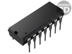 MCP6244-E/P