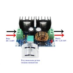 Понижающий DC-DC преобразователь XL4016 CV