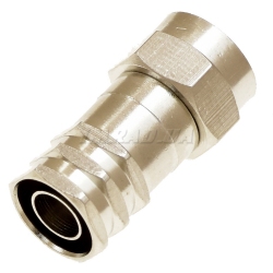 Штекер F (RG6) обжимной (латунь)