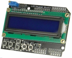 Индикаторный модуль LCD1602 с клавиатурой для ARDUINO