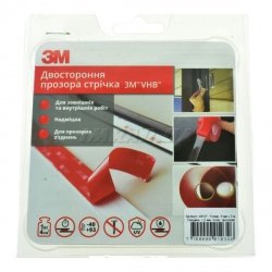 Скотч двухсторонний 3M VHB 4910F 6мм/5м, прозрачный