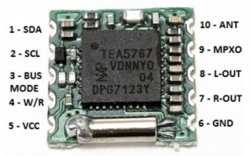 TEA5767 Module FM stereo for Arduino