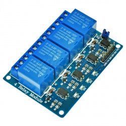 Модуль реле 5V для Arduino 4 канала (с опторазвязкой)