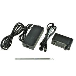 Паяльная станция HandsKit T12C LED дисплей, 72W, 200-450°C, с блоком питания