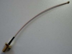 CAB UFL-F/SMA-F RG178 13CM