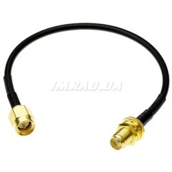 Переходник пигтейл RP-SMA(мама)-SMA(папа) 15см RG174