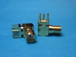 CON SMA-F S-037-TGG R/A PCB