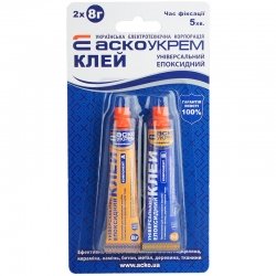 Универсальный Эпоксидный Клей(тюбик)блистер 2шт