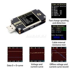 USB тестер напряжения/тока FNB38