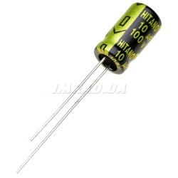 ECAP 10/100V 0611 105'C EXR