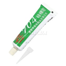 RTV-704 Силіконовий білий клей-герметик Silicone Rubber з дозатором, 45гр