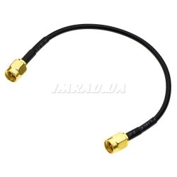 Переходник пигтейл SMA(папа)/SMA(папа) 15см RG174