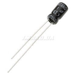 ECAP 1/63V 0407 105'C EMR
