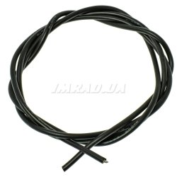 Провод силиконовый 14AWG 2мм2 (черный) (41х0,25TS)