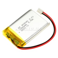 LP803040 3.7V 1000mAh