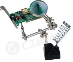 CT-293 штатив для платы с лупой
