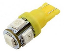 Лампа автомобильная LED-L194 T10 [yellow]под цоколь