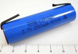 ACC 3.7V 2200mAh LIR18650-FT
