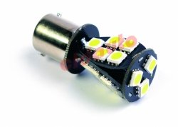 Лампа автомобильная LED-L0957 под цоколь BA15S [white] BL2