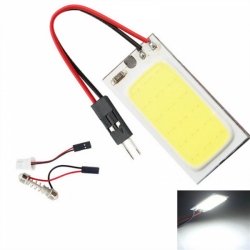 Лампа автомобільна LED-COB 18 CHIPпанель [white] BL2