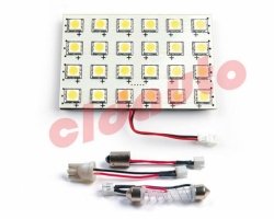 Лампа подсветки салона LED-L23C-24 под цоколь BA9S. W2.1x9.5D. SV8.5 [white]