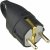  Вилка каучукова кутова з кільцем 2P+PE 1A (16A 250V IP44) Фото 2