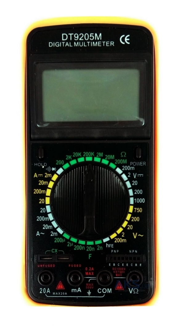 ᐉ Мультиметр CHINA Мультиметр DT-9205A купить в Киеве • IMRAD ...